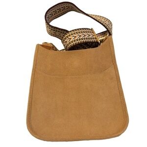 Ah.adorned  - Mini Vegan Suede Leather Messenger bag with Strap - NWOT
